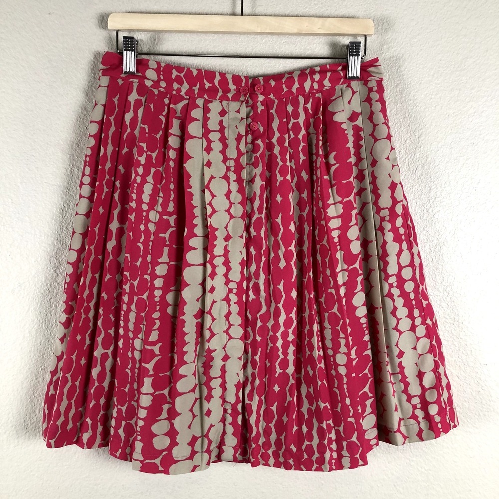 Harper & Gray Skirt Women Large Pink Tan Geo Croquette Balletcore Princesscore‎